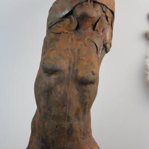 Le Turban: grès oxydé H48x22x20 cm