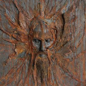 le patriarche d'Orion : technique mixte 65cmx80cm